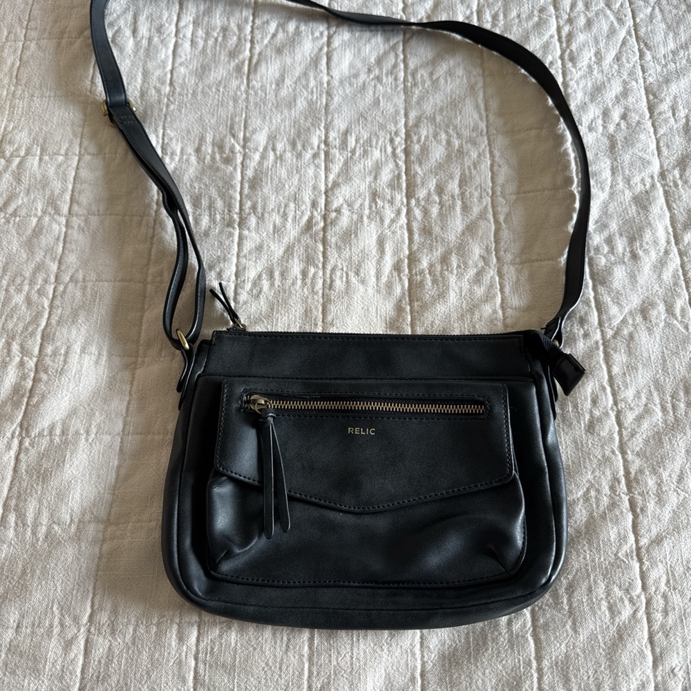 Relic Black Crossbody Bag